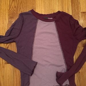 NWOT Color Block Long Sleeve